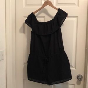 LOFT Black Romper